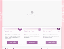 Tablet Screenshot of fiestaspadomicilio.com